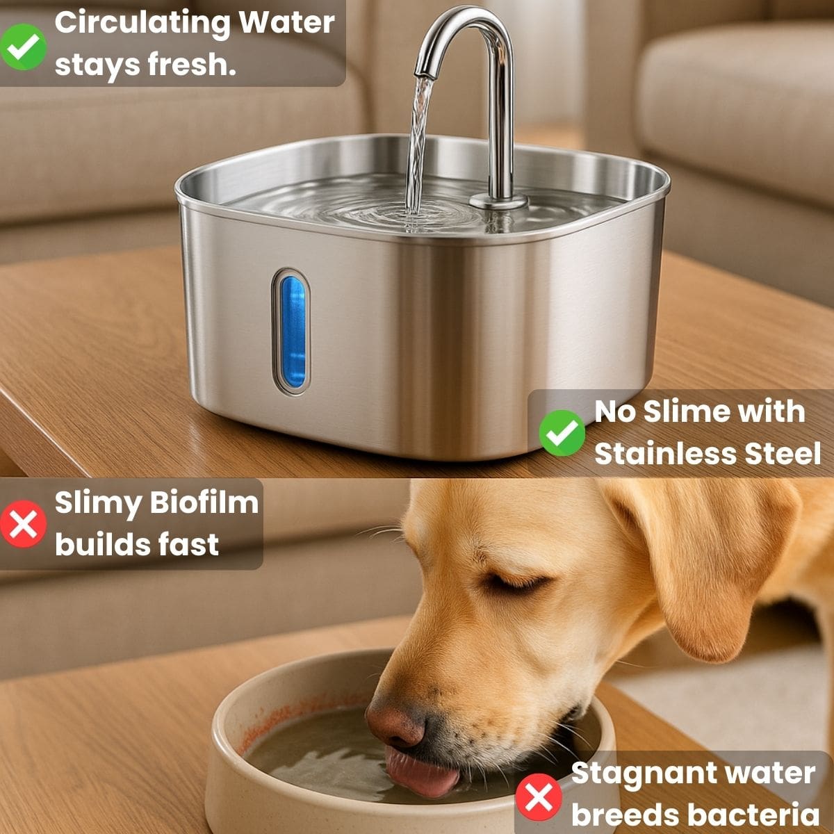 CleanPuppy™ Stainless Steel Water-Fountain