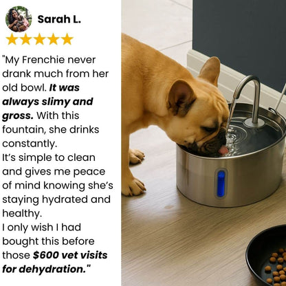 CleanPuppy™ Stainless Steel Water-Fountain