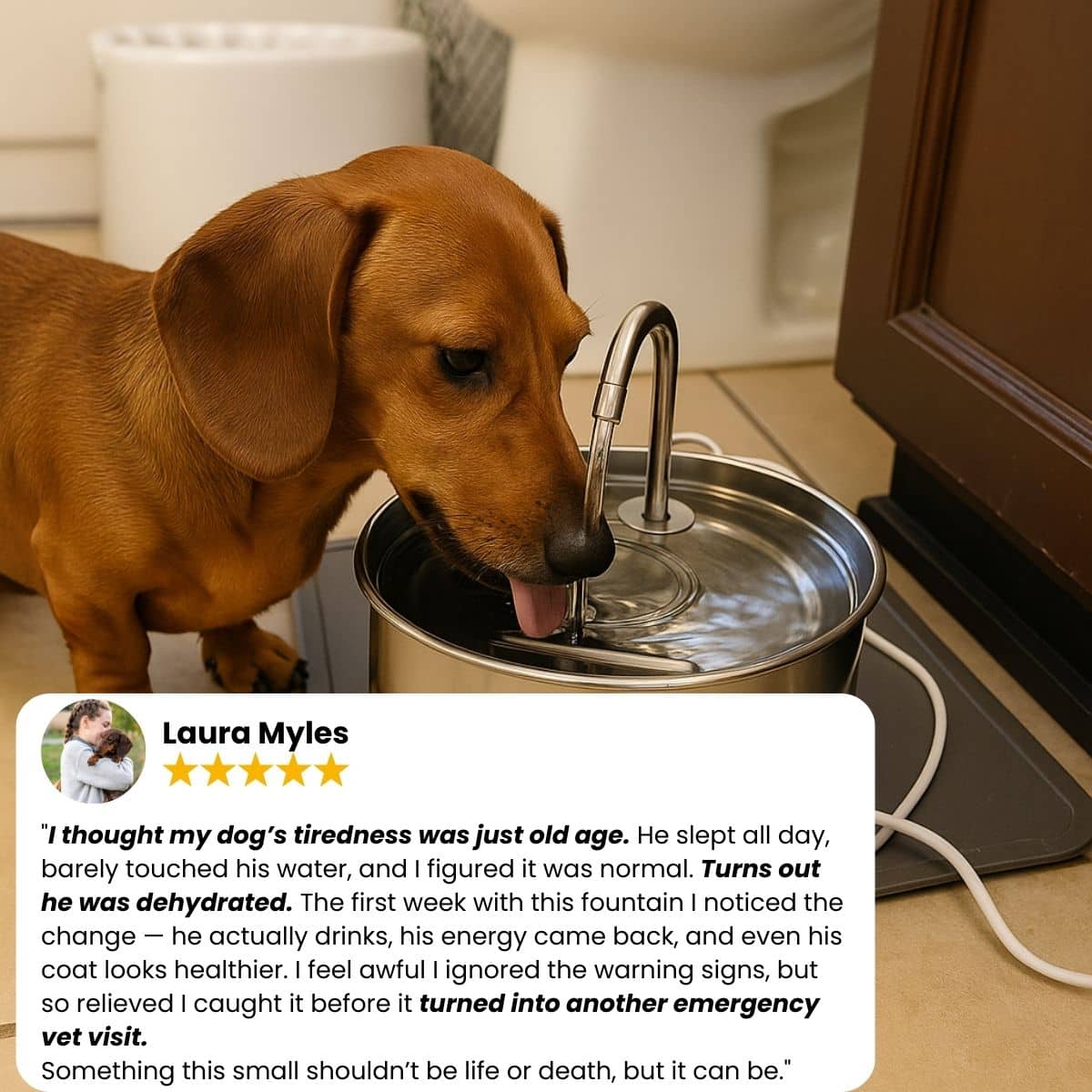CleanPuppy™ Stainless Steel Water-Fountain