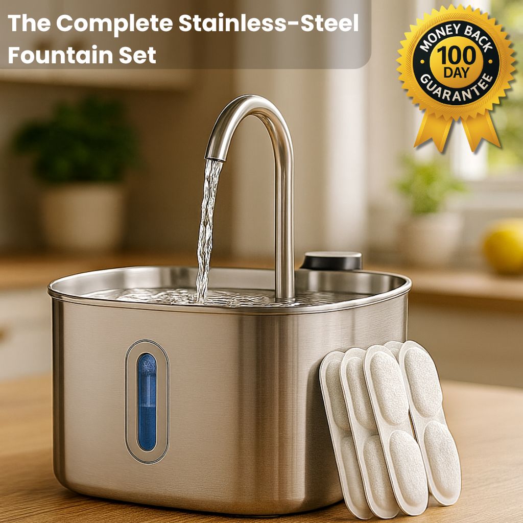 CleanPuppy™ Stainless Steel Water-Fountain